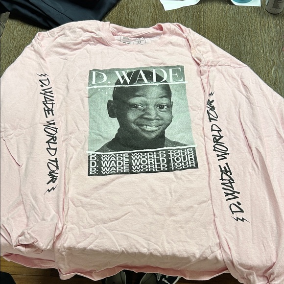 one last dance Other - Pink Long-Sleeve Graphic Tour Shirt